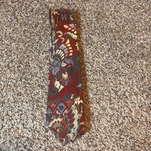 Christian Dior Necktie Floral‎ Print Silk Designer Tie Mens Fashion